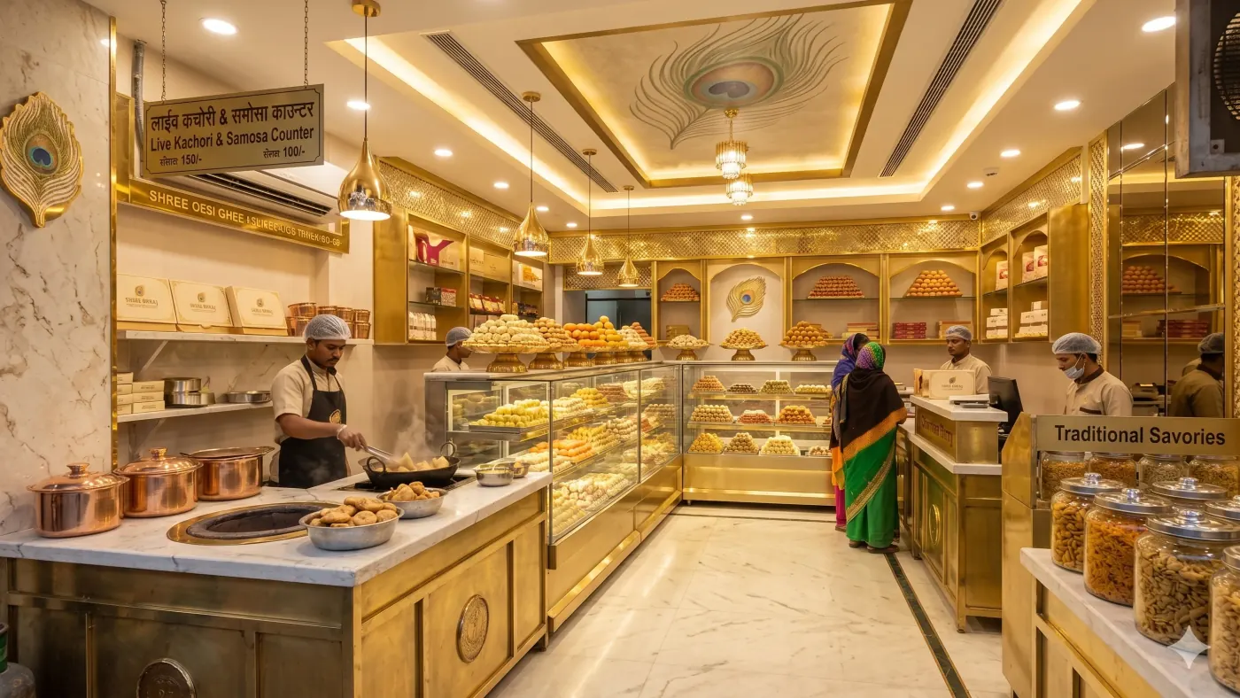 Inside our sweet shop